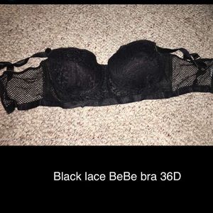 Black Lace Bra
